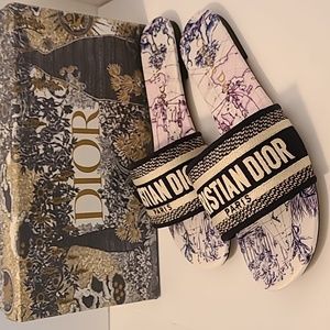Christian Dior Paris Around The World Dway Slides size 40
